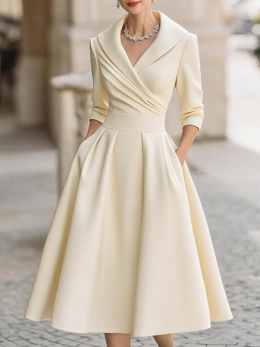 Mai | Robe Midi Élégante Intemporelle