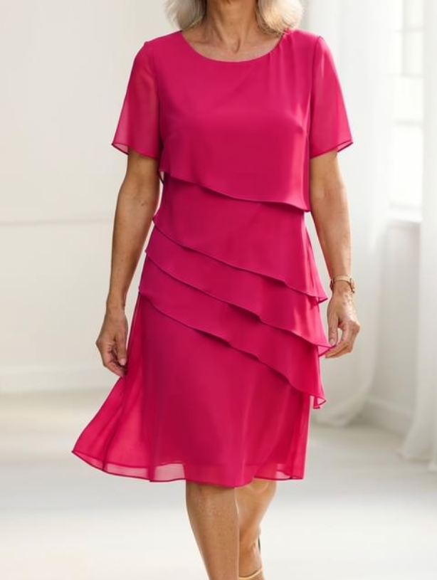 Linda | Robe Ruffle Élégante et Confortable