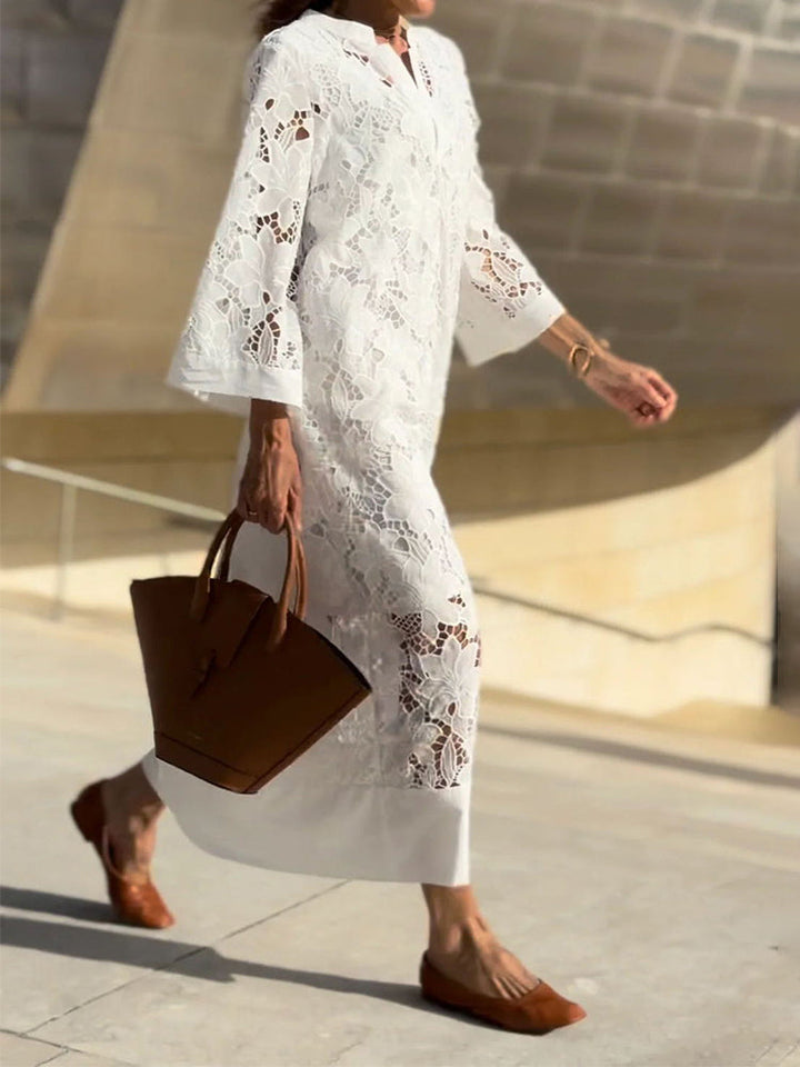 Nerisse - Robe en Dentelle Confortable