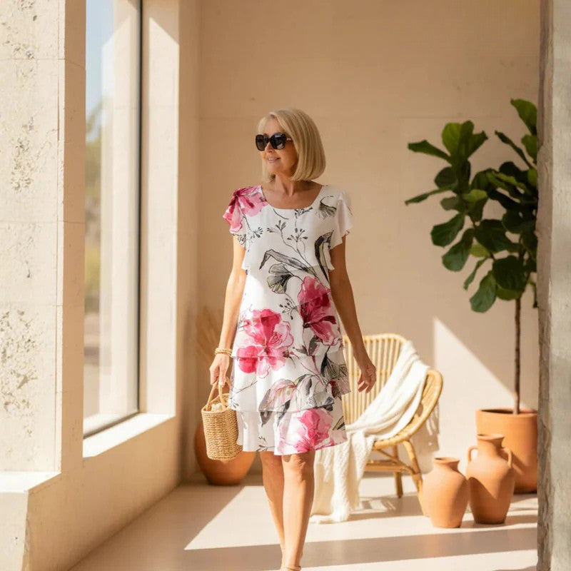 Phoebe - Robe à Volants Bloom
