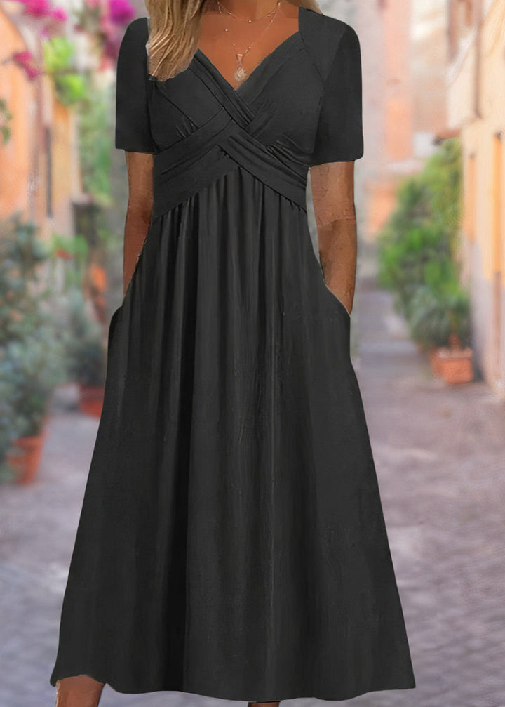 Sylvia | Robe V-Neck couvrant le ventre