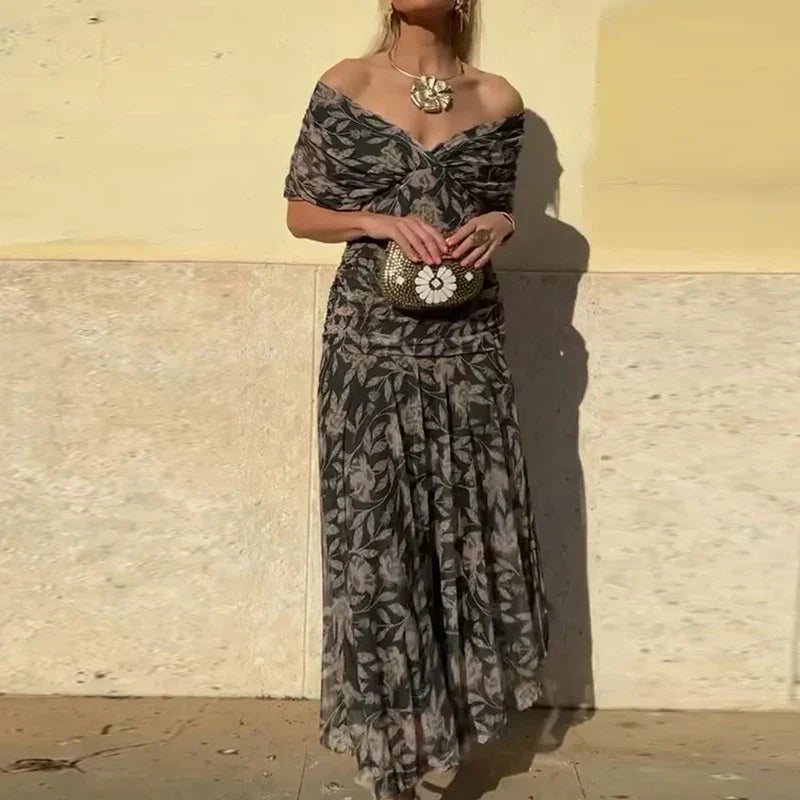 Evelyn – Robe Élégante Avec Décolleté en V