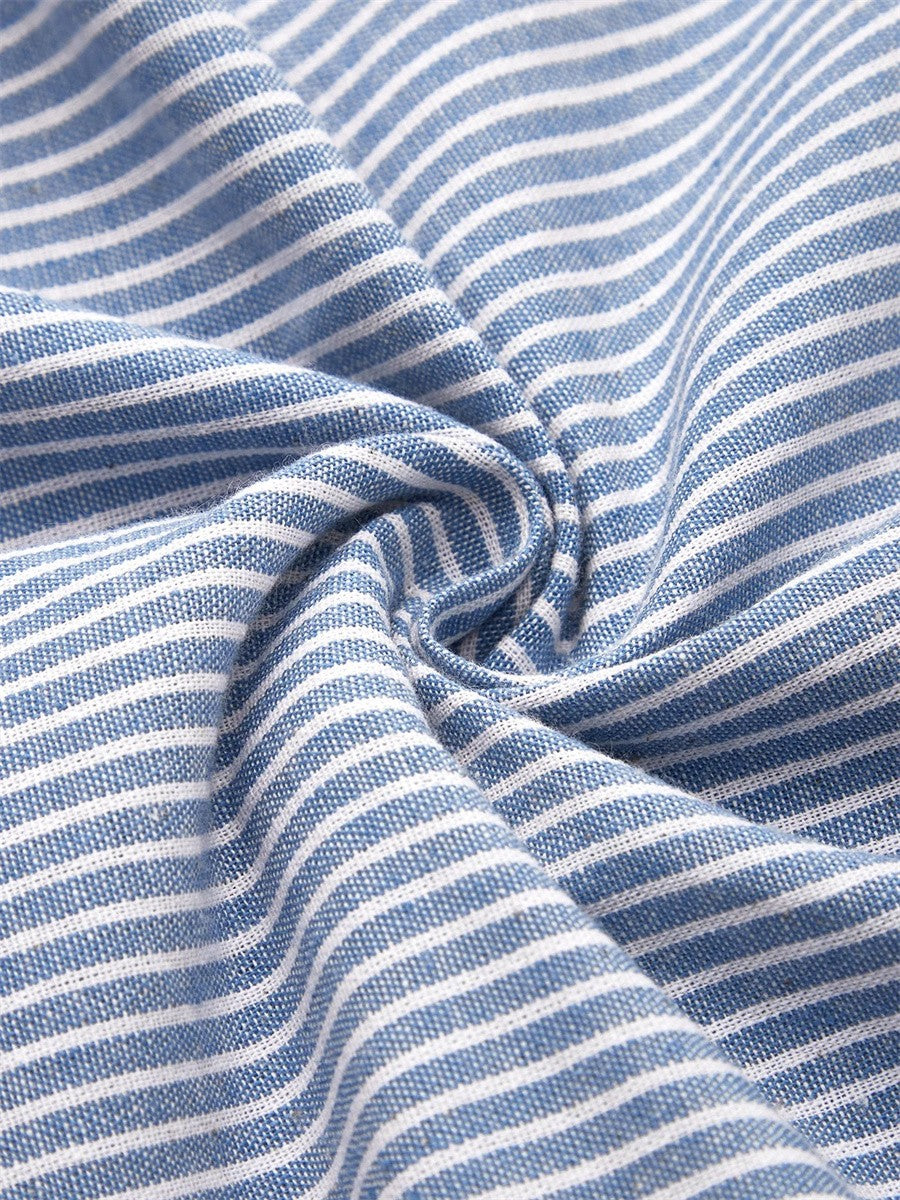 Brienne | Robe midi rayée – confort sans effort, confiance au quotidien