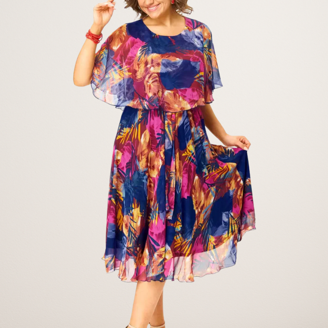 Barbara | Robe Chiffon Grande Taille