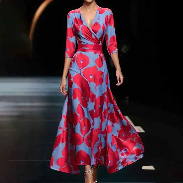 Robe Chic avec Imprimé Floral