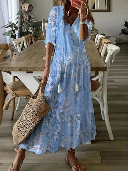 Luna | Robe bohème à coupe flatteuse